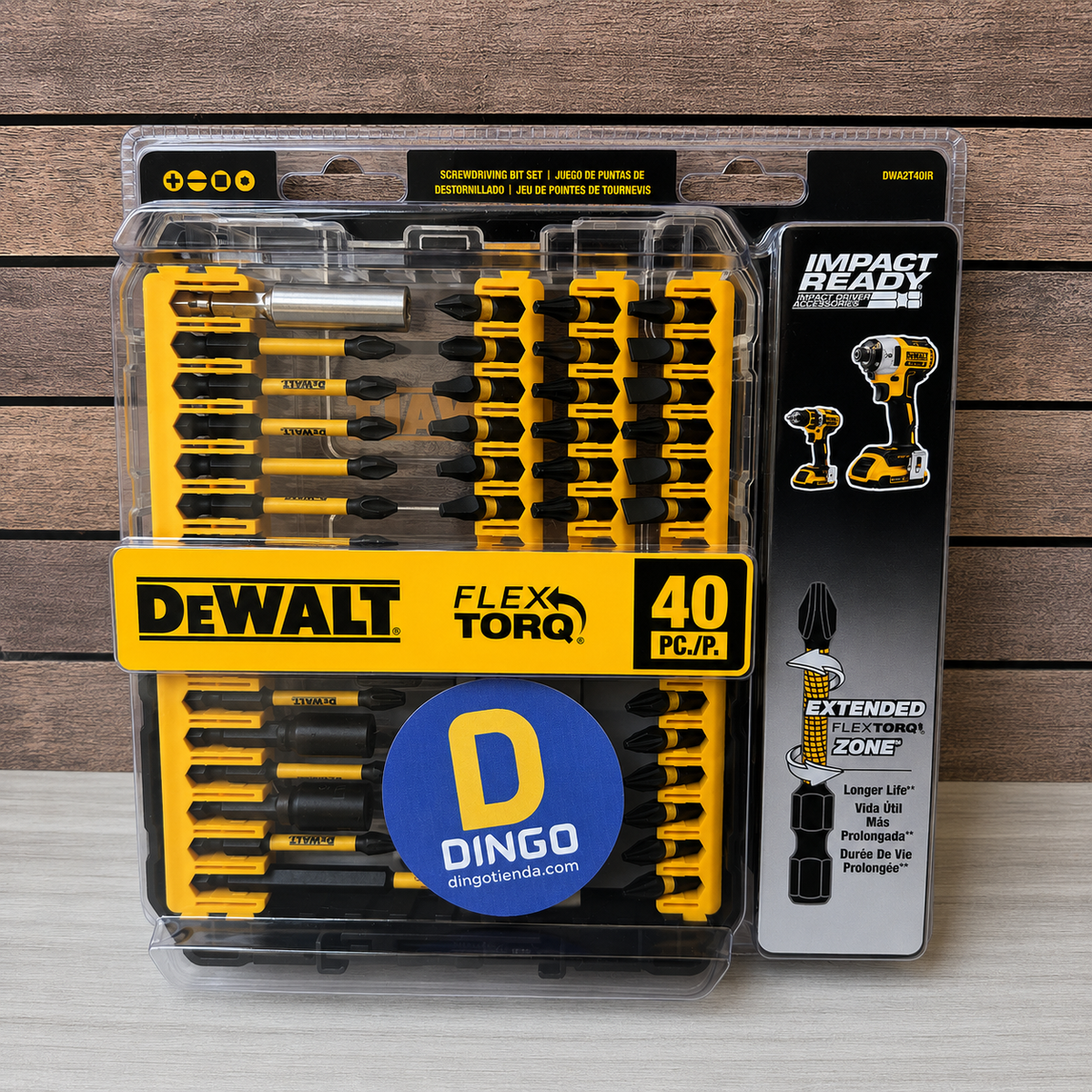 [DWA2T40IR] -Set De 40 Puntas De Impacto Para Atornillar. Marca Dewalt