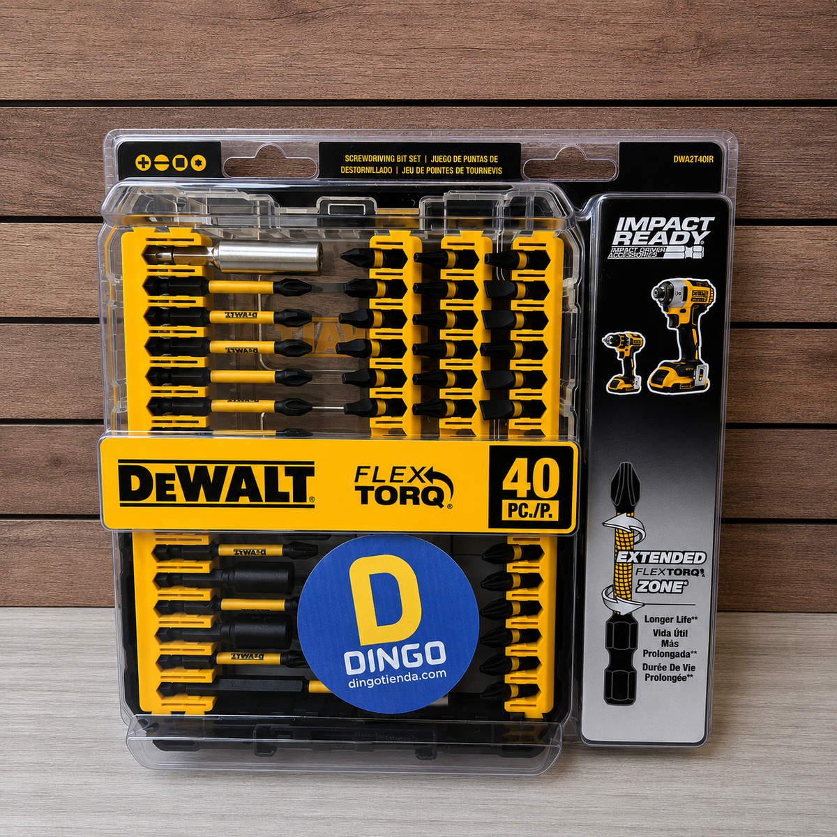 [DWA2T40IR] -Set De 40 Puntas De Impacto Para Atornillar. Marca Dewalt