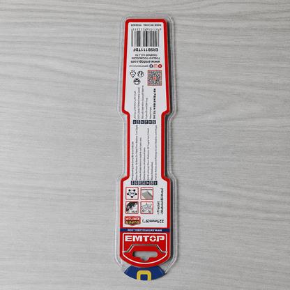 Set 5 Hojas de Sierra Sable 9" 6 TPI Corte Metal y Madera | EMTOP ERSB1111DF