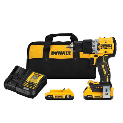[DCD805D2-B3] -Barreno/Taladro Percutor Xr, 1/2 Pulg, 20 Voltios, Sin Carbones, 2 Baterias, Cargador Y Bolsa De Nylon. Marca Dewalt