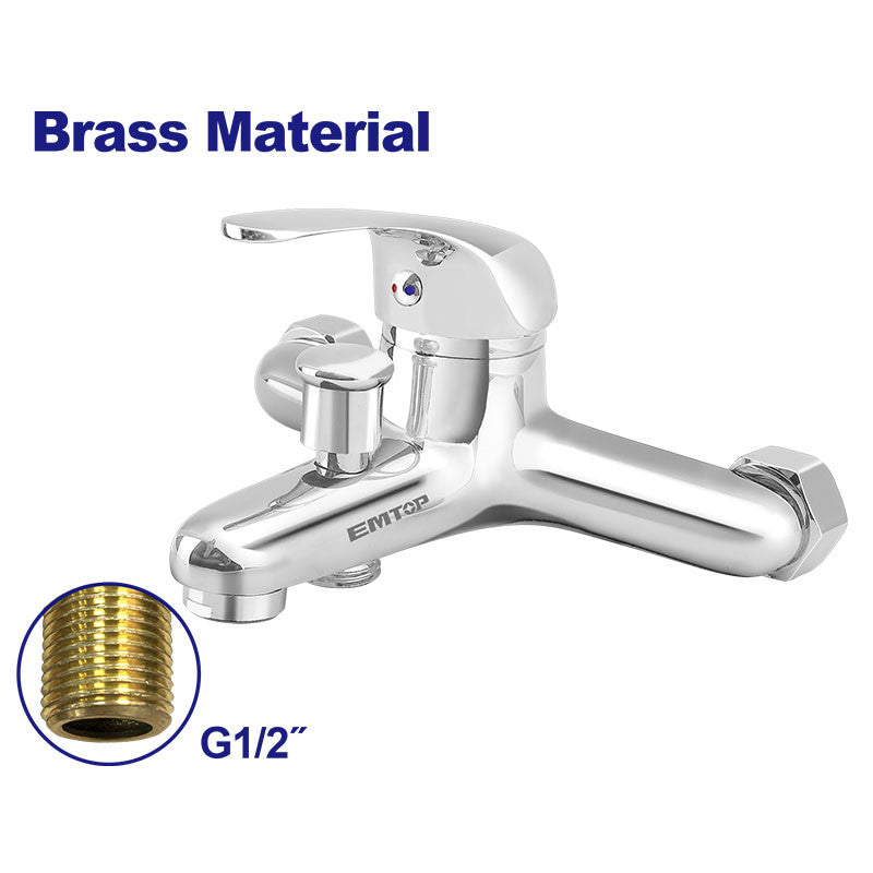 GRIFO MEZCLADOR PARA TINA. CUERPO DE LATON Y MANIJA DE ZINC. EMTOP