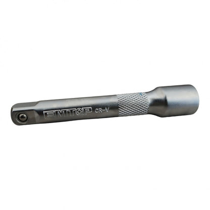 JUEGO DE 13 COPAS/DADOS/CUBOS METRICAS, RAIZ DE 1/2 , CON RACTCH Y BARRA DE EXTENSION. MARCA EMTOP