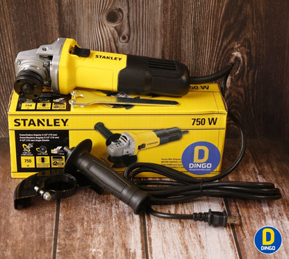 Pulidora Angular Stanley 4-1/2" 750W 12,000 RPM + 5 Discos | SG7115-B3