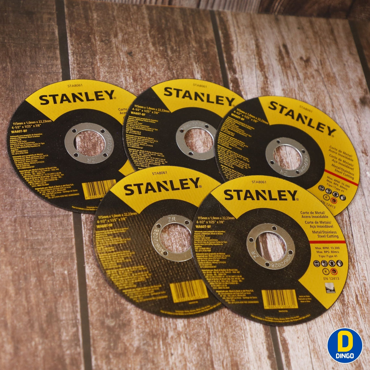 Pulidora Angular Stanley 4-1/2" 750W 12,000 RPM + 5 Discos | SG7115-B3