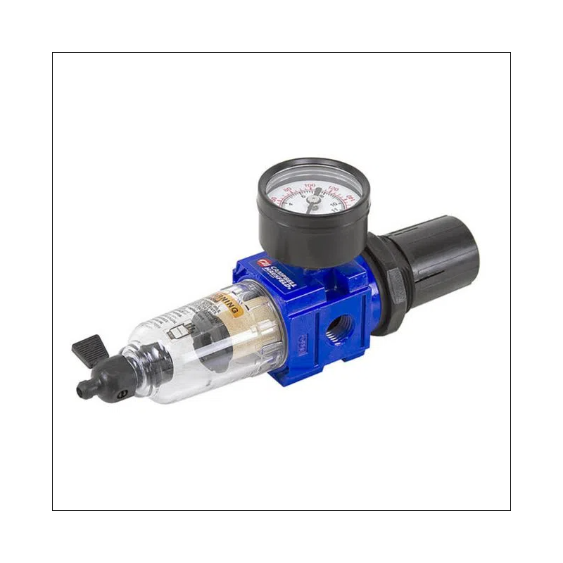 TRAMPA DE AGUA/FILTRO DE AGUA Y REGULADOR DE PRESION PARA COMPRESOR, 1/4 PULG. MARCA CAMPBELL HAUSFELD