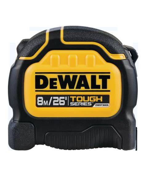 [DWHT36926S] -Cinta Metrica Toughseries, 3/4 Pulgadas X 8 Metros, Carcasa Ultra Resistente. Marca Dewalt
