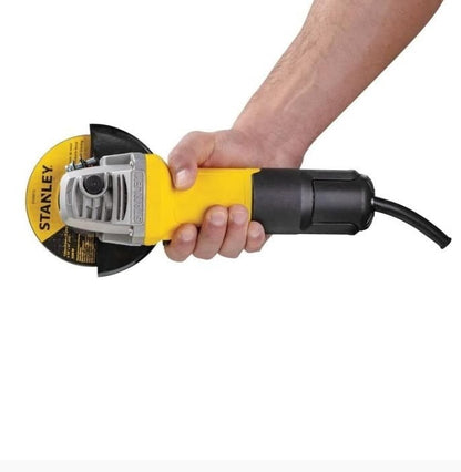 Pulidora Stanley de 750 Watts 4-1/2" Con 5 Discos De Corte De Metal Gratis