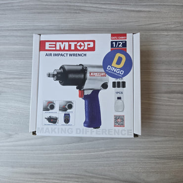 [EATL126801] -Llave De Impacto De Aire, 1/2 Pulg, 7,000 Rpm. 450 Pie Libra. Marca Emtop