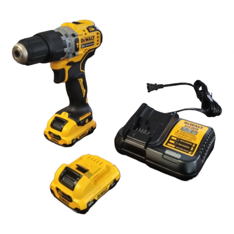 Barreno Percutor Inalámbrico 12V 3/8" Brushless 25,500 BPM 2 Baterías | DEWALT DCD706F2