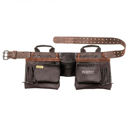 [DWST550112] -Cartuchera/Portaherramientas/Delantal De Cuero Con Cinturon Ajustable, Con 11 Compartimientos. Marca Dewalt
