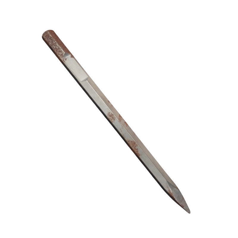 [DBC0415301] -Cincel De Punta, Hex 1-1/10 Pulg, 28 Mm, 21 Pulg Largo, Para Demoledor Uldbrh2201 De 30 Kilos. Marca Emtop