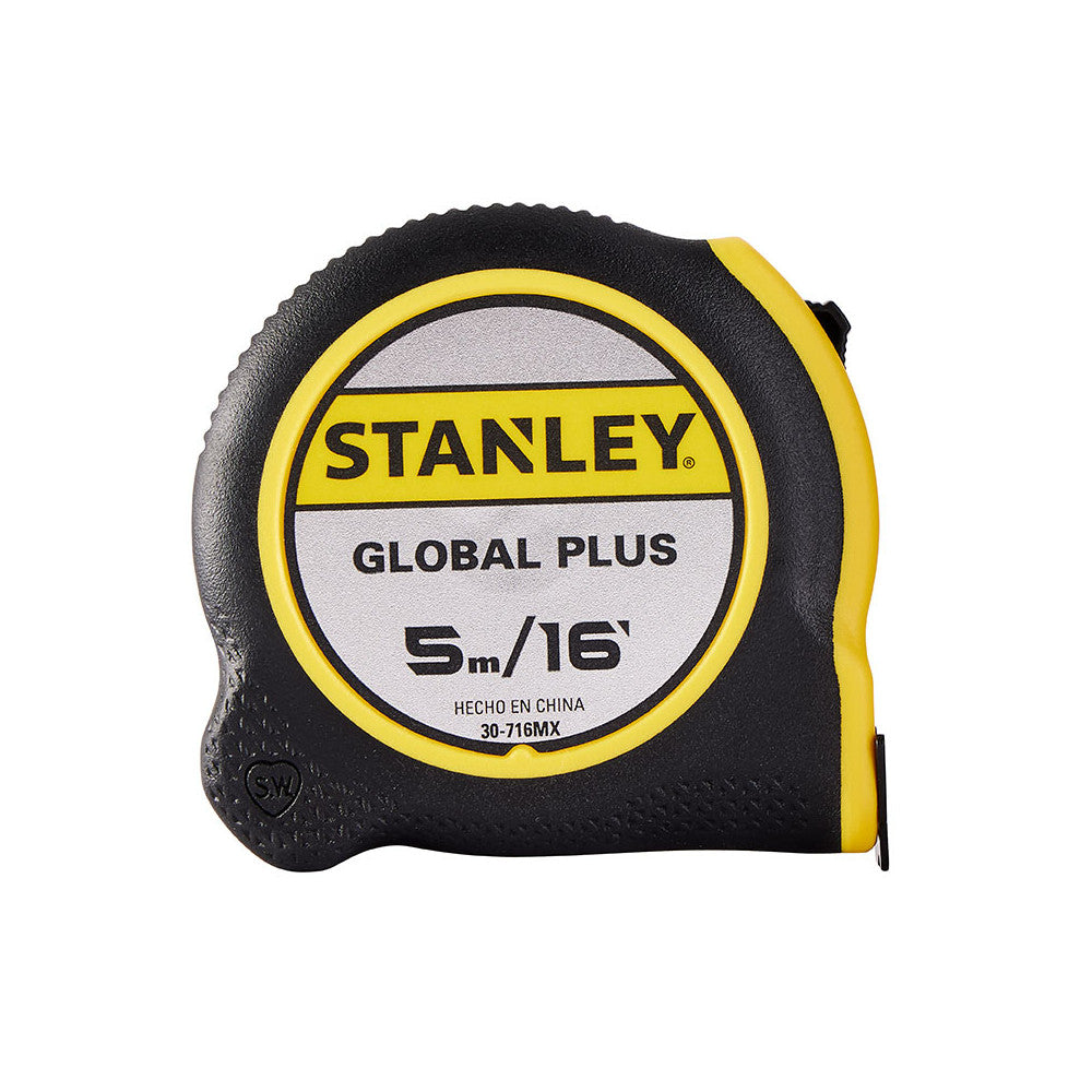 [30-716] -Cinta Metrica, Tipo Global Plus, 3/4 Pulgadas X 5 Metros. Stanley