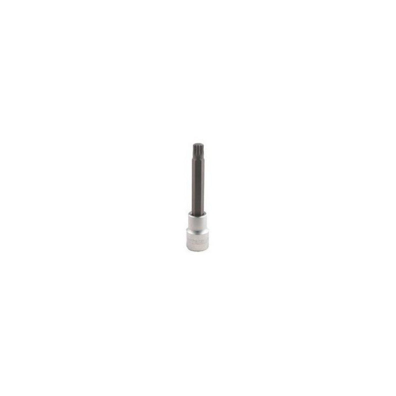 [4-92-542] -Copa/Dado/Cubo De Punta Multiestria, Largo De 100 Milimetros, Raiz De 1/2, Medida M12. Marca Stanley