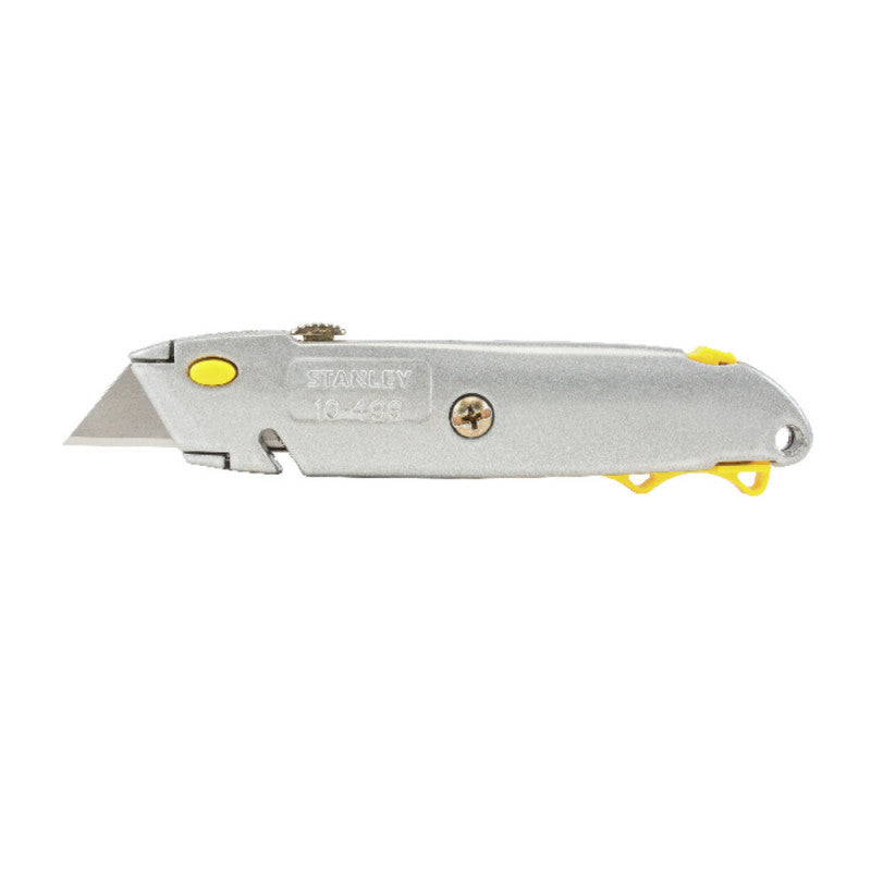 CUCHILLA RETRACTIL, QUICK CHANGE, LARGO DE 6-3/8 DE PULGADAS, 162 MILIMETROS, CON 3 CUCHILLAS. MARCA STANLEY