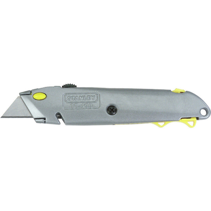 CUCHILLA RETRACTIL, QUICK CHANGE, LARGO DE 6-3/8 DE PULGADAS, 162 MILIMETROS, CON 3 CUCHILLAS. MARCA STANLEY