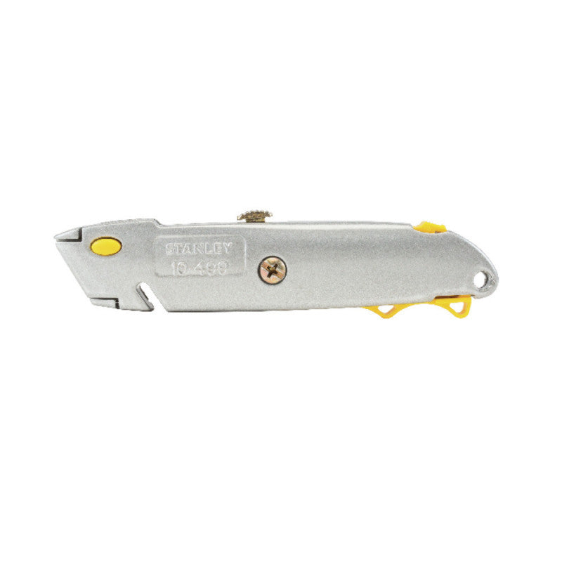 CUCHILLA RETRACTIL, QUICK CHANGE, LARGO DE 6-3/8 DE PULGADAS, 162 MILIMETROS, CON 3 CUCHILLAS. MARCA STANLEY