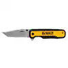 [DWHT10994] -Navaja De Bolsillo Plegable, Con Dientes De Sierra, Mango De Metal, Hoja Acero Inoxidable, Longitud 3.3 Pulgadas. Dewalt