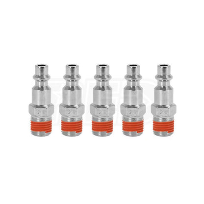 [DXCM036-0230] -Kit De 5 Conectores Macho Rosca Npt 1/4 Plg. 40 Scfm- 90psi. Dewalt