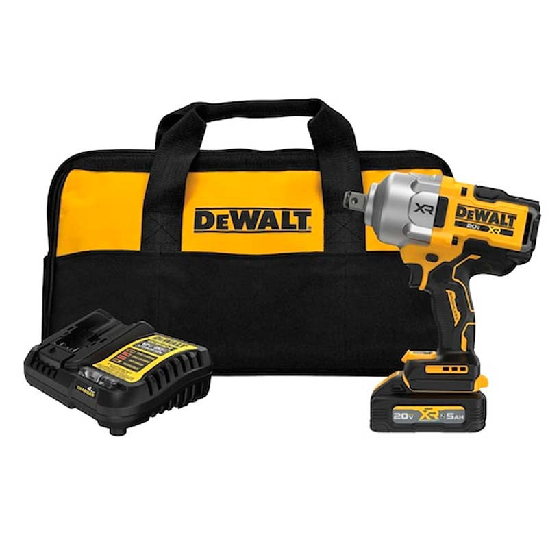 [DCF964GH1] -Llave De Impacto Inalambrica Xr, 3/4 Pulg, 20v Brushless, 1,420 Libras/Pie, 1 Bateria Powerstack Y Cargador. Dewalt