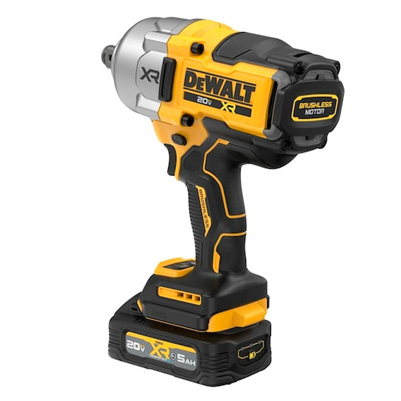 [DCF964GH1] -Llave De Impacto Inalambrica Xr, 3/4 Pulg, 20v Brushless, 1,420 Libras/Pie, 1 Bateria Powerstack Y Cargador. Dewalt