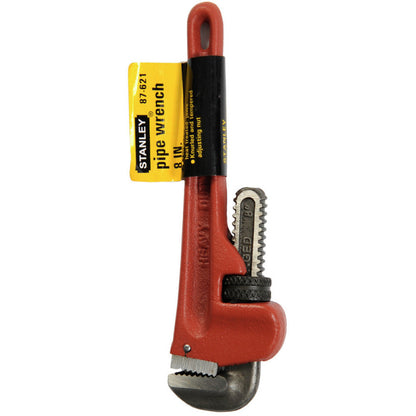 [87-621] -Llave De Tubo, Stillson, Largo De 8 Pulgadas, Apertura De 7/8 Pulgadas, Peso De 14.3 Onzas. Marca Stanley