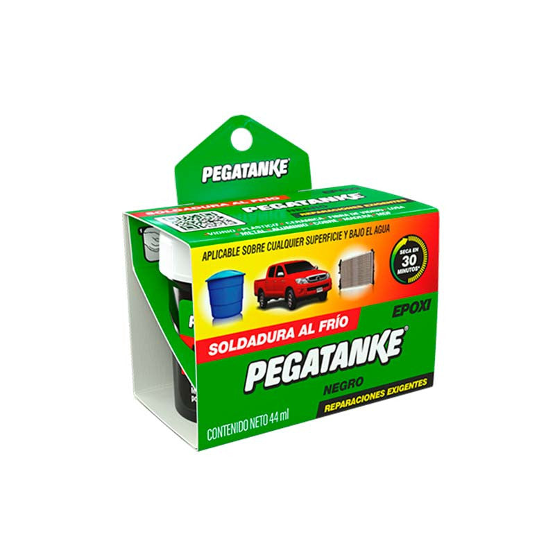 PEGAMENTO EPOXICO NEGRO, 44 ML, PARA REPARACIONES EXIGENTES EN LA INDUSTRIA, PEGA BAJO AGUA. PEGATANKE