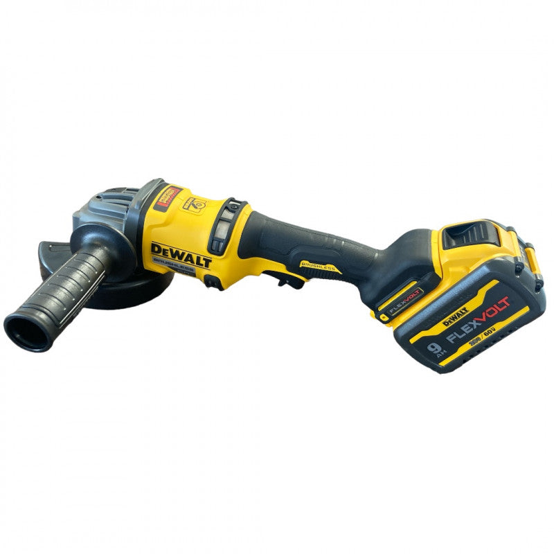 [DCG418X2] -Pulidora/Esmeriladora Inalambrica, Flex Volt, 4-1/2 A 6 Pulg, 60 Volt, Brushless Accsesorios Y Bolso. Marca Dewalt