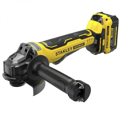 [SBG700M2K-B3] -Pulidora/Esmeriladora Inalambrica, De 4 1/2 - 5 Pulg, 20 Volt, Brushless, 2 Baterias 4 Ah, Cargador Y Maleta. Stanley