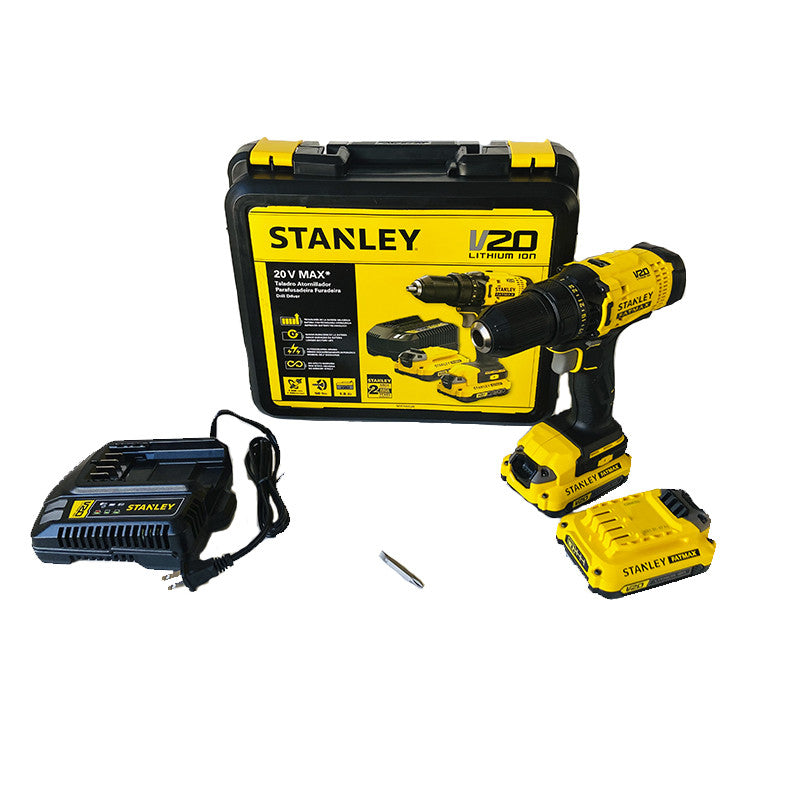 [SCD700C2K-B3] -Barreno Rotacional, 20 Voltios, Con Carbones, 1/2 Pulg, Inalambrico. Marca Stanley