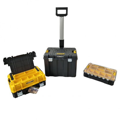 [DWST60404]-TORRE MOVIL MODULAR DE ALMACENAMIENTO, ORGANIZADOR CON TAPA TRANSPARENTE Y CAJA DE HERRAMIENTAS. MARCA DEWALT